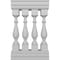 Ekena Millwork Traditional Balustrade Railing Kit Style N (5 7/8" On-Center Spacing to Pass 4" Sphere Code) BALK41X024TRN - alternate 1